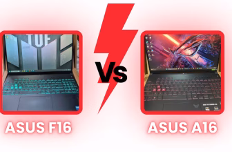 ASUS TUF A16 vs. F16 Gaming Laptop