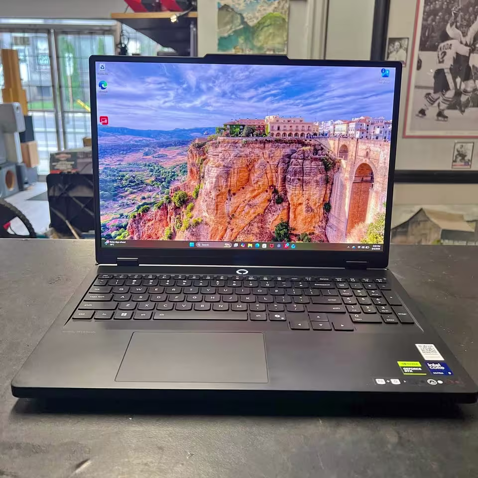 Lenovo Legion Pro 5 close view showing the display and bezel